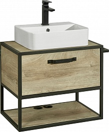 Акватон Мебель для ванной Лофт Фабрик 65 дуб эндгрейн – фотография-5